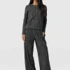 New Saint and Sofia Keller Wide Leg Pant - Grey/Black