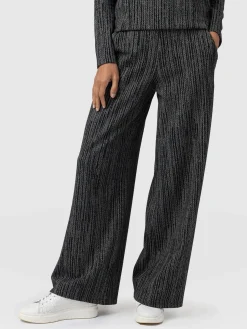 New Saint and Sofia Keller Wide Leg Pant - Grey/Black
