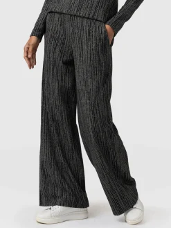 New Saint and Sofia Keller Wide Leg Pant - Grey/Black