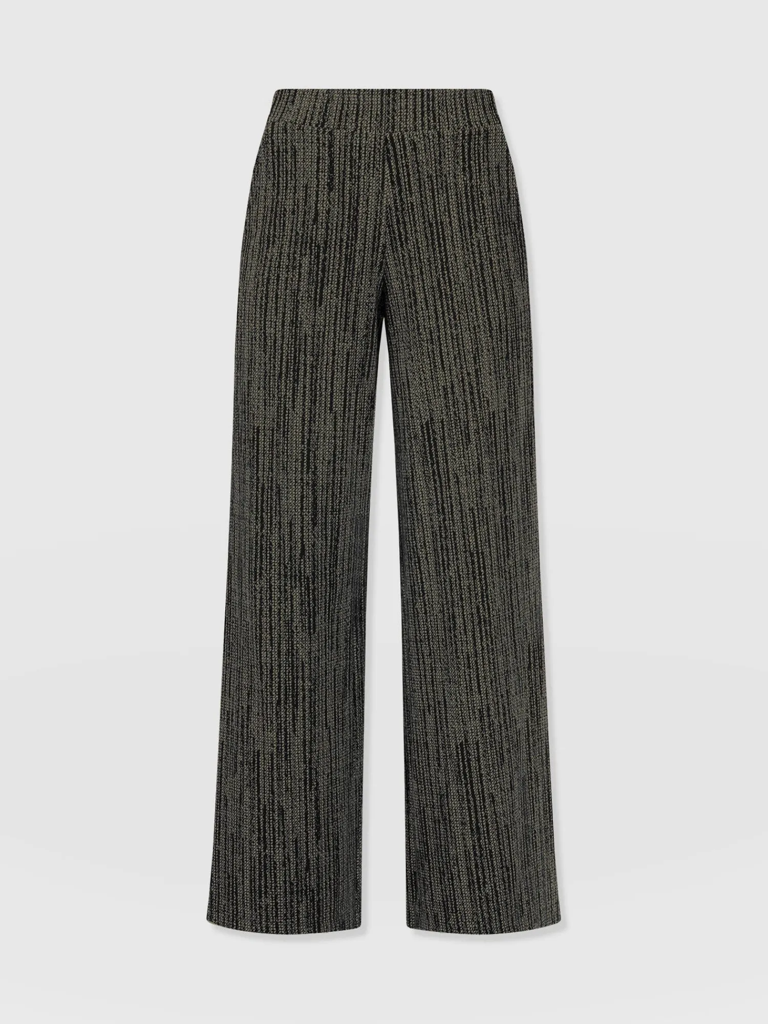Discount Saint and Sofia Keller Wide Leg Pant - Green Texture