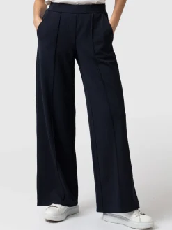 Discount Saint and Sofia Keller Wide Leg Pant - Navy