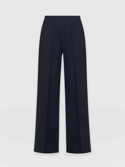 Discount Saint and Sofia Keller Wide Leg Pant - Navy