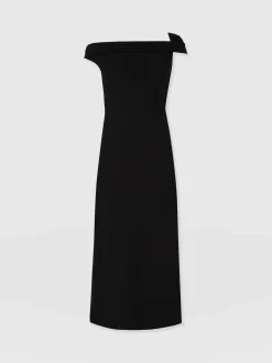 Online Saint and Sofia Kelsea Midaxi Dress - Black