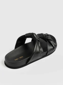 Discount Saint and Sofia Kingston Knot Sandal - Black