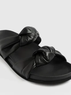 Discount Saint and Sofia Kingston Knot Sandal - Black