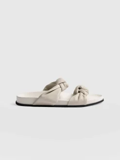 New Saint and Sofia Kingston Knot Sandal - Cream