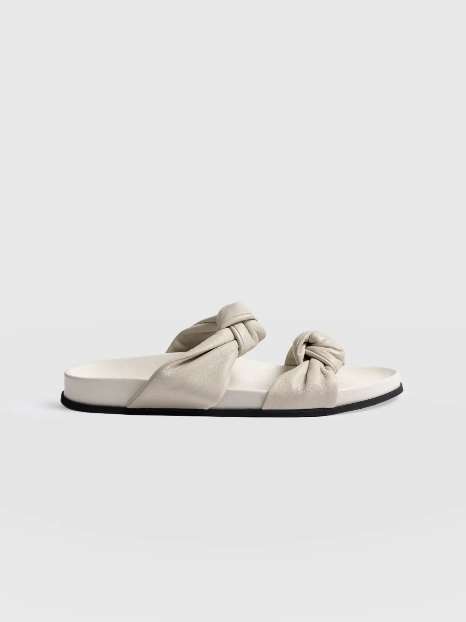 New Saint and Sofia Kingston Knot Sandal - Cream