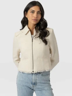 Outlet Saint and Sofia Kinley Jacket - Cream