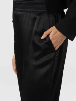 Online Saint and Sofia Langley Wide Leg Pant - Black