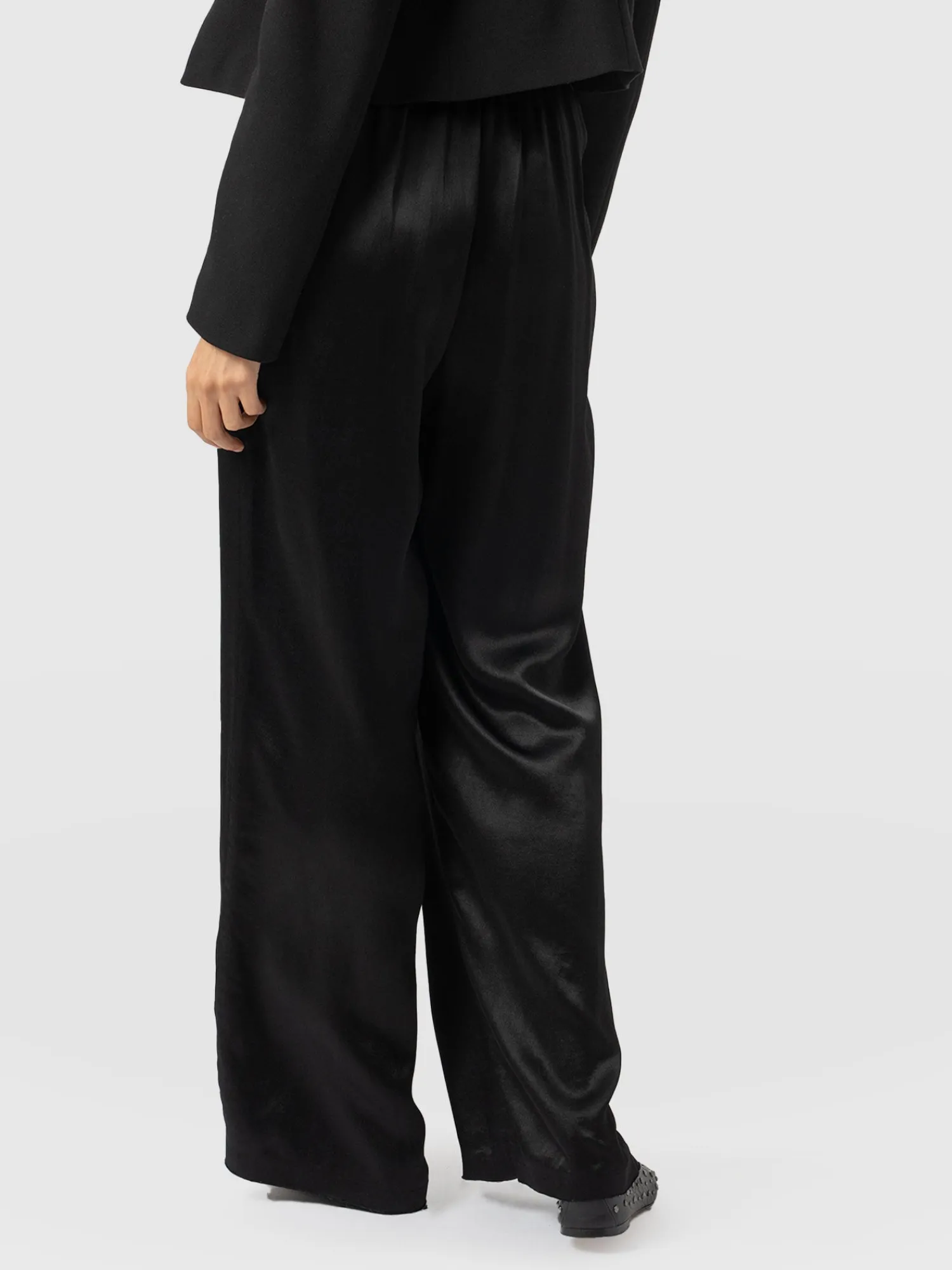 Online Saint and Sofia Langley Wide Leg Pant - Black