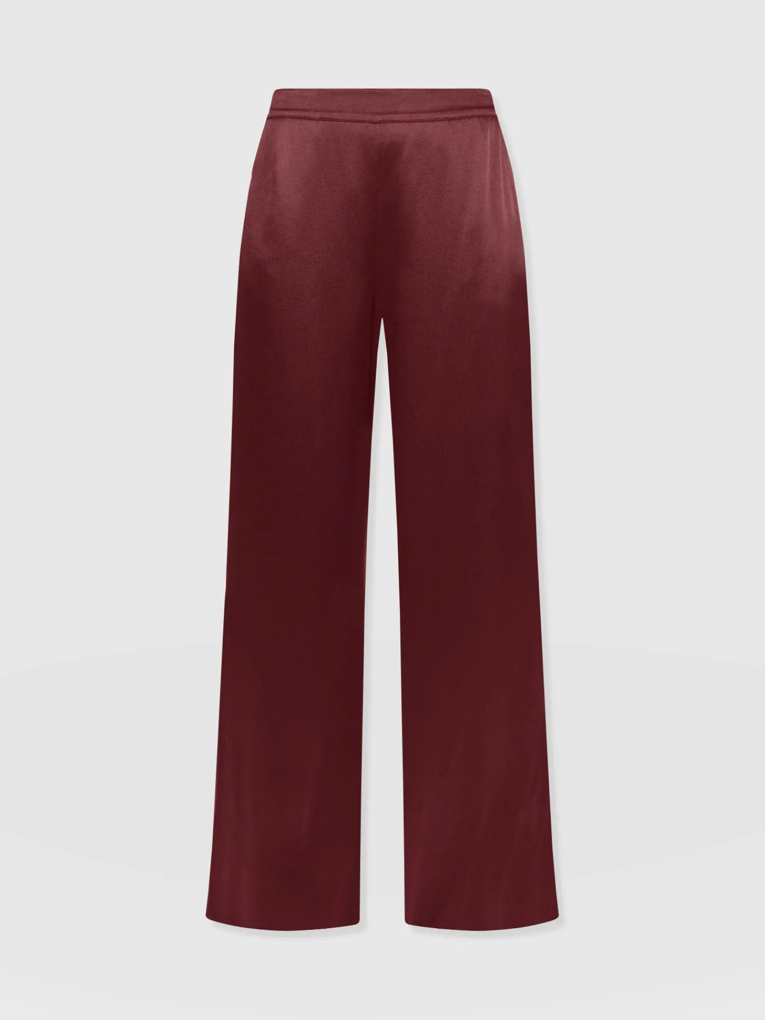 Best Saint and Sofia Langley Wide Leg Pant - Maroon