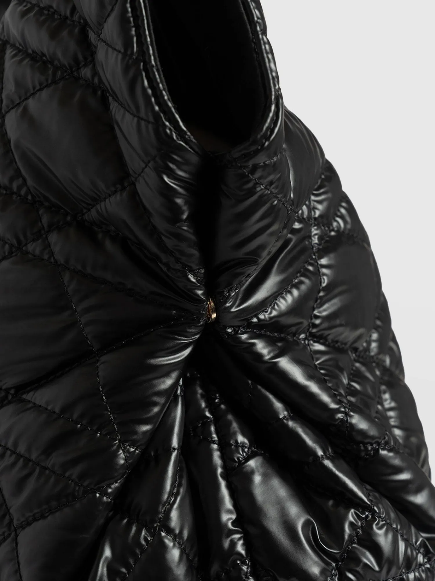 Discount Saint and Sofia Large Stella Quilted Shoulder Tote Bag - Black