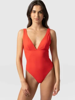 Fashion Saint and Sofia Levana Swimsuit - Red