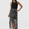 Best Saint and Sofia Lexi High Low Skirt - Black Spring Floral