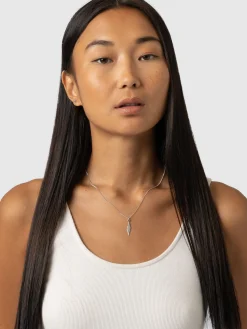 Best Saint and Sofia Lightning Necklace - Silver