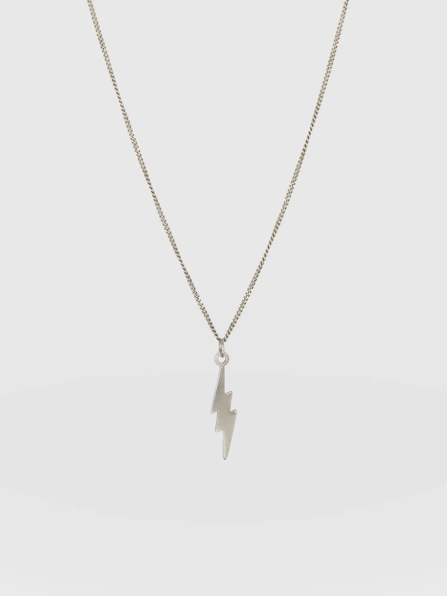 Best Saint and Sofia Lightning Necklace - Silver