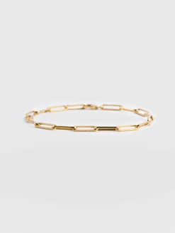 Fashion Saint and Sofia Link Chain Bracelet - Gold