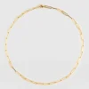 Fashion Saint and Sofia Link Chain Necklace - Gold