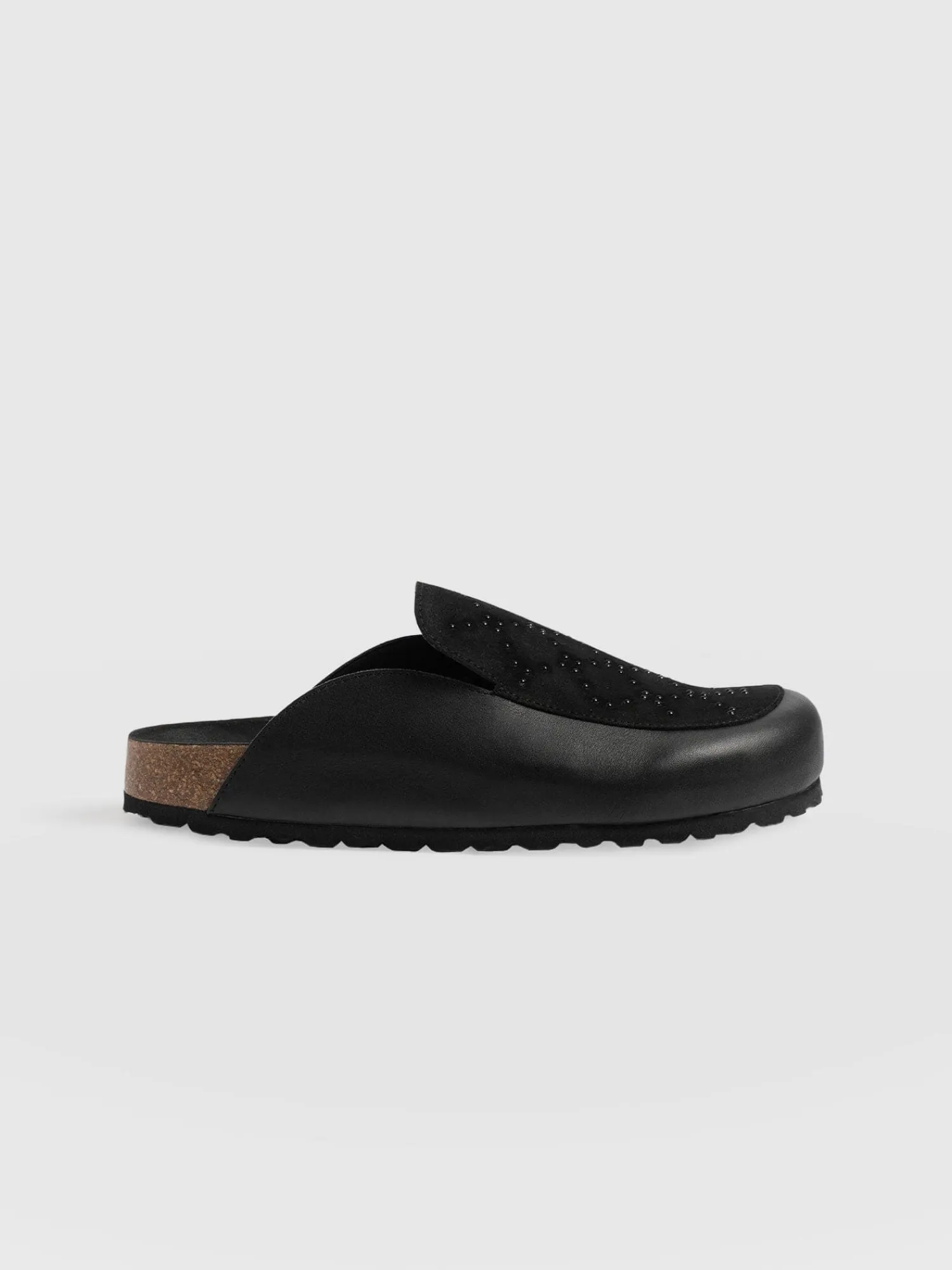 Online Saint and Sofia Lottie Studded Clogs - Black