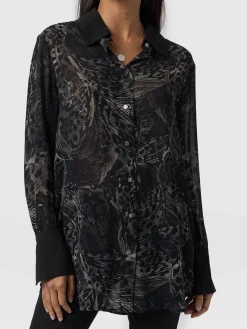 Outlet Saint and Sofia Madison Shirt - Spot Feather