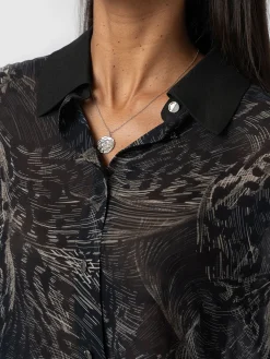 Outlet Saint and Sofia Madison Shirt - Spot Feather