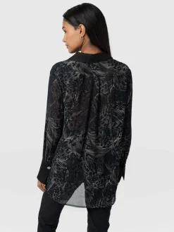 Outlet Saint and Sofia Madison Shirt - Spot Feather