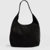 New Saint and Sofia Margot Hobo Shoulder Bag - Black