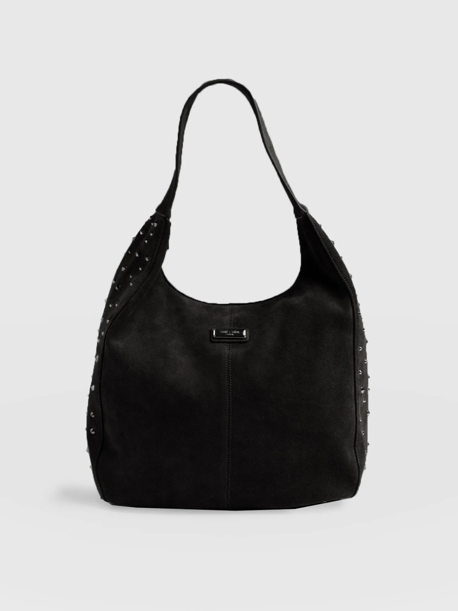 New Saint and Sofia Margot Hobo Shoulder Bag - Black