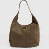 Fashion Saint and Sofia Margot Hobo Shoulder Bag - Khaki