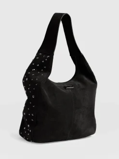 New Saint and Sofia Margot Hobo Shoulder Bag - Black