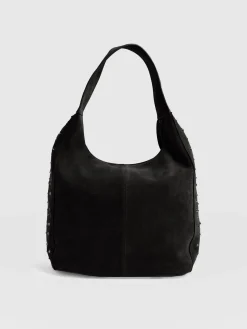 New Saint and Sofia Margot Hobo Shoulder Bag - Black