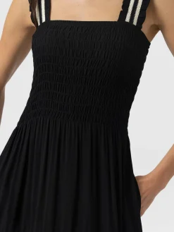 Online Saint and Sofia Maya Shirring Dress - Black