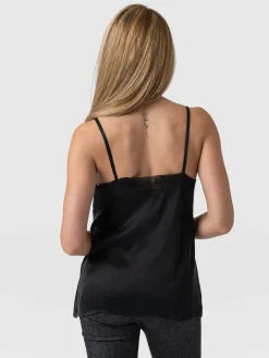 Fashion Saint and Sofia Mia Lace Cami - Black