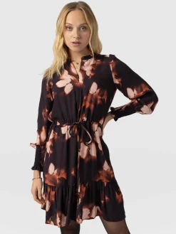 Online Saint and Sofia Mini Olivia Zip Up Dress - Orange Aurora