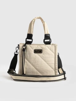 Discount Saint and Sofia Mini Penny Tote Bag - Cream