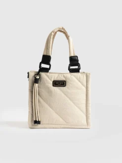 Discount Saint and Sofia Mini Penny Tote Bag - Cream