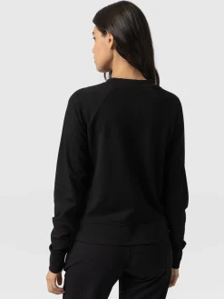 Sale Saint and Sofia Morgan Zip Sweater - Black