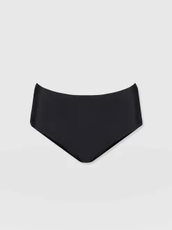 Discount Saint and Sofia Nova High Waisted Bikini Bottom - Black