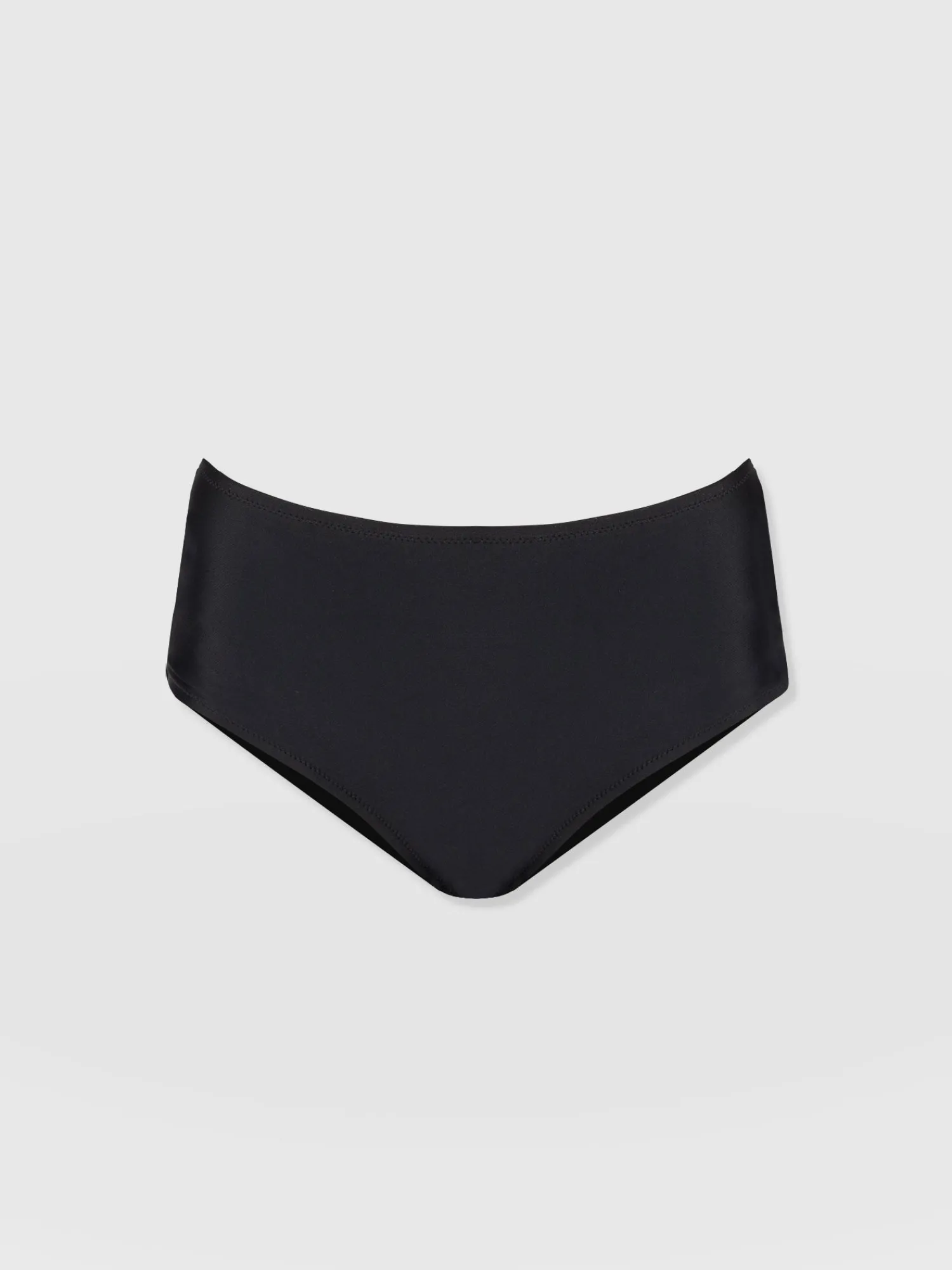 Discount Saint and Sofia Nova High Waisted Bikini Bottom - Black
