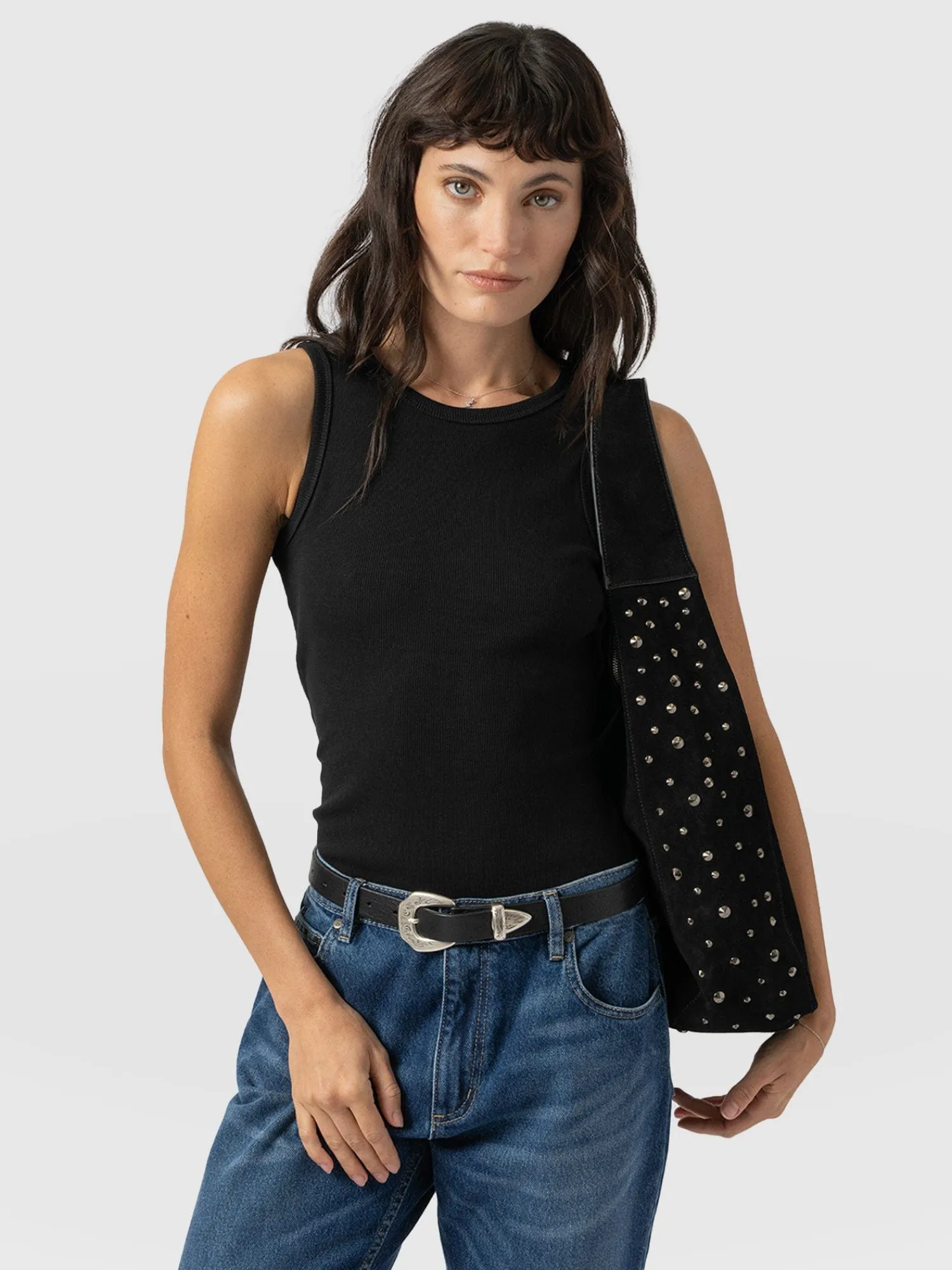 Clearance Saint and Sofia Nova Racer Vest - Black