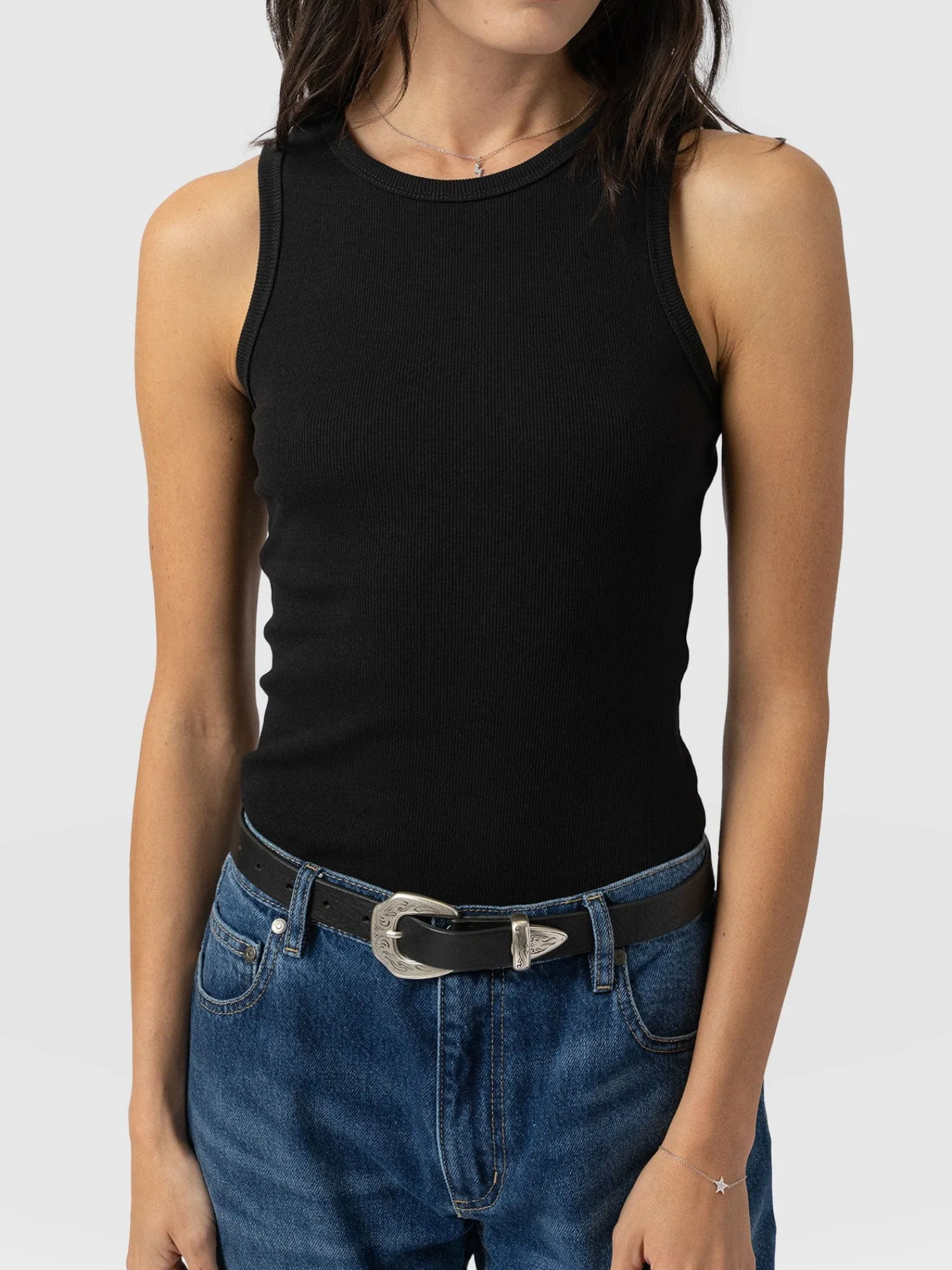 Clearance Saint and Sofia Nova Racer Vest - Black