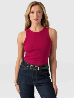 Sale Saint and Sofia Nova Racer Vest - Fuchsia Pink