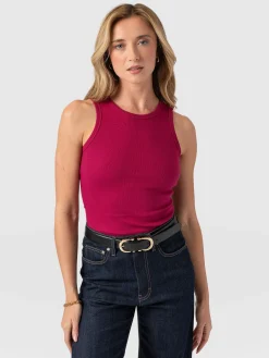 Sale Saint and Sofia Nova Racer Vest - Fuchsia Pink