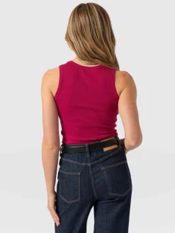 Sale Saint and Sofia Nova Racer Vest - Fuchsia Pink