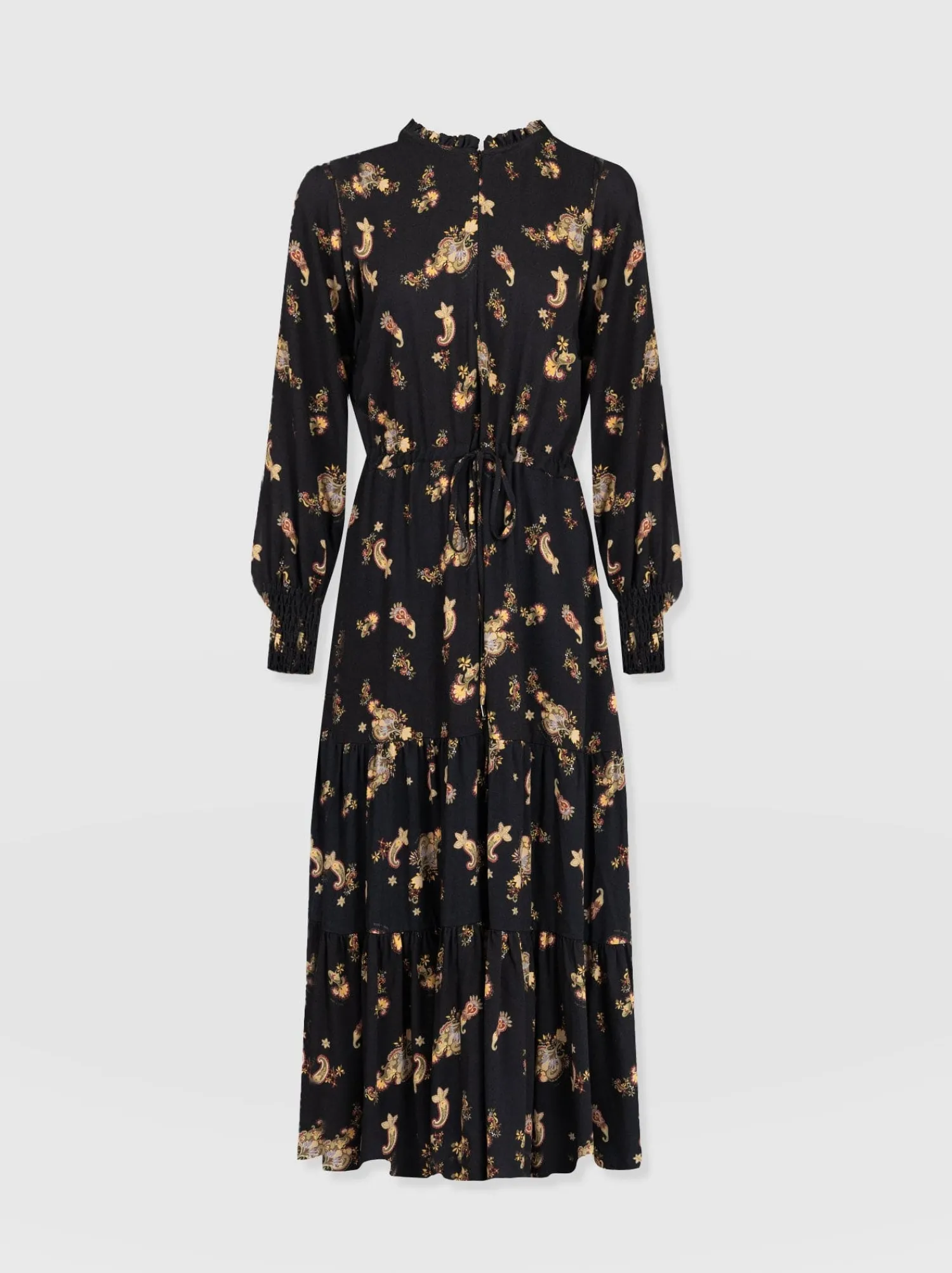 Sale Saint and Sofia Olivia Zip Up Dress - Highland Paisley