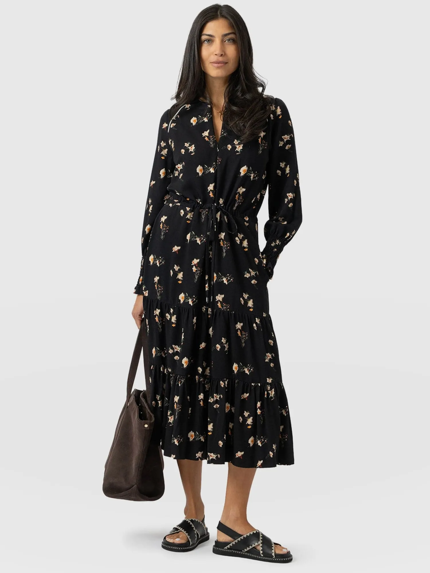 Outlet Saint and Sofia Olivia Zip Up Dress - Lily Gardens