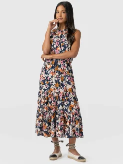 Best Saint and Sofia Orla Dress - Navy Cream Floral