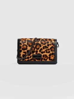 Outlet Saint and Sofia Primrose Wallet on Chain - Leopard