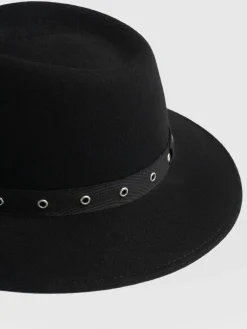 Hot Saint and Sofia Ramona Studded Hat - Black