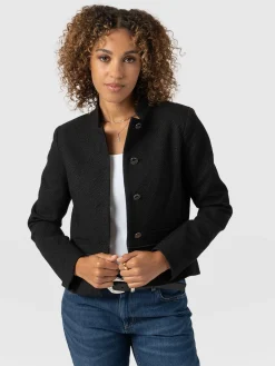 Sale Saint and Sofia Ramone Jacket - Zebra Jacquard